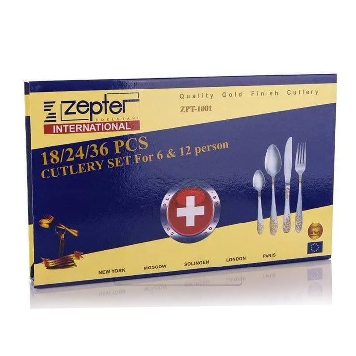 ZEPTER 24 Pieces Cutlery Set Stainless Steel 