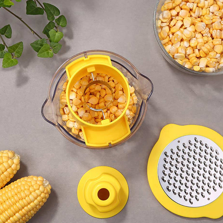 2 In 1 Multi Function Corn Stripper, Peeler, Slicer And Corn Spiralizer