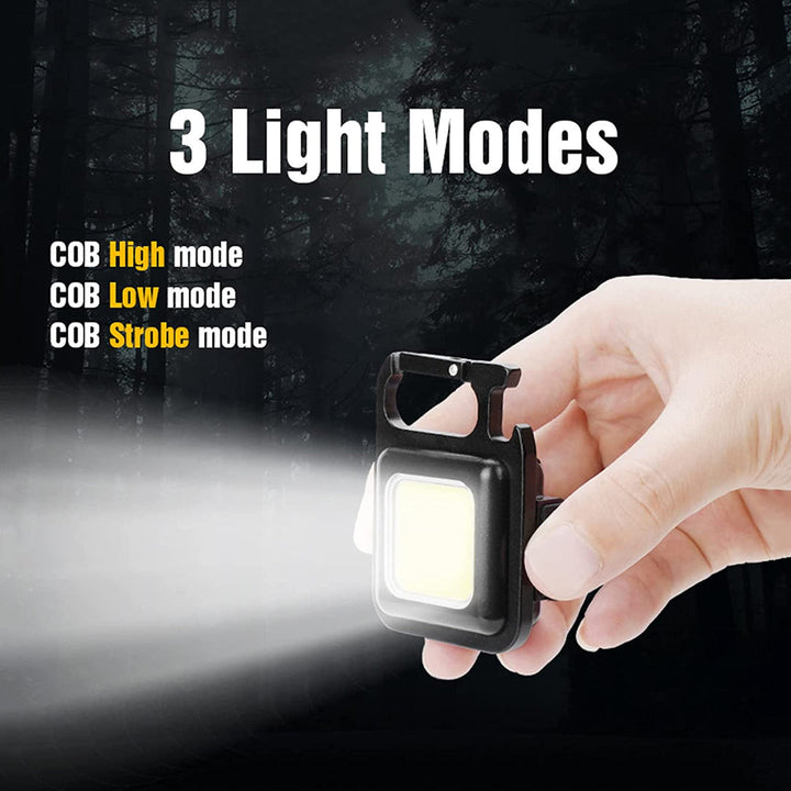 Rechargeable Small Flashlight, 800 Lumens Portable LED Light 3 Light Modes