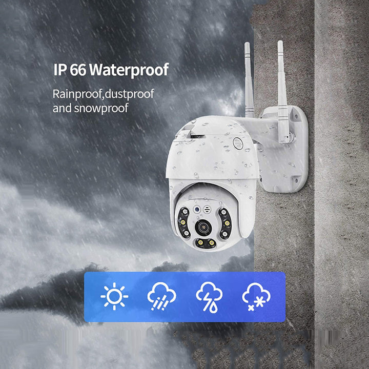 5G WiFi PTZ Camera, 3MP IP Surveillance Camera Full Colour Night Vision