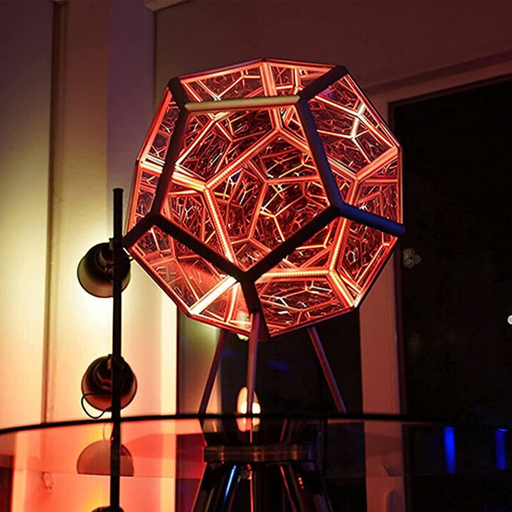 Infinite Dodecahedron Night night Art Light Exquisite Ornaments USB Charging Decorative Lamp