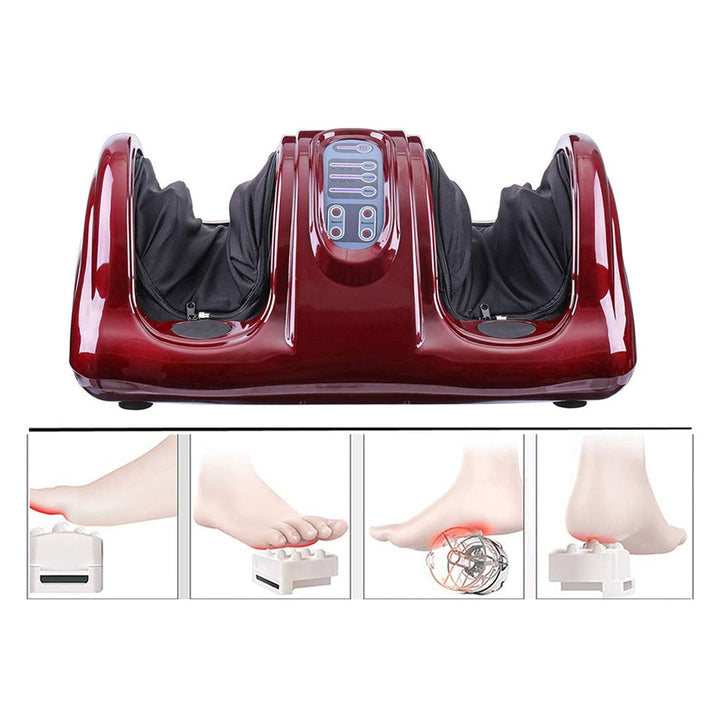 Foot Massager Machine Deep Kneading Massager Electric Kneading Roller Vibrator