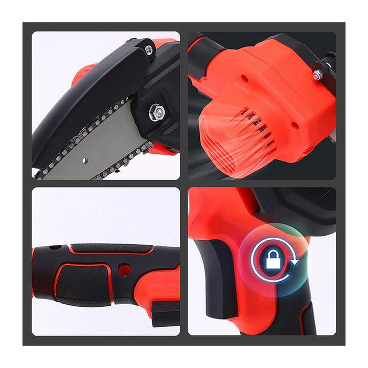 850W Cordless Portable Electric Saw with Comfortable Handle and 2000mAh Rechargeable Battery