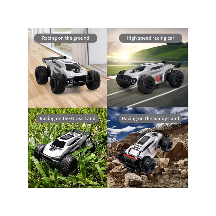 2.4 GHZ Remote Control High-Speed Rc Racing Car with Colorful Led Lights