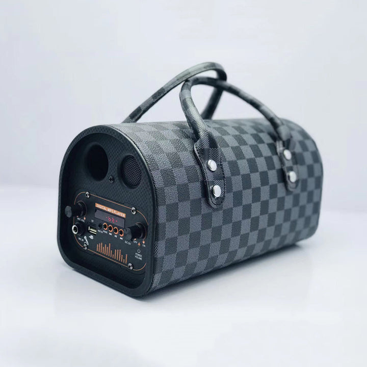 Speaker-shaped handbag, model K88, bluetooth speaker Wirelessly with LED lights