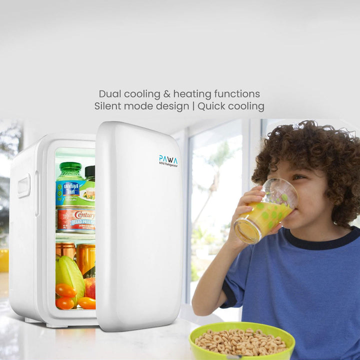 PAWA MINI REFRIGERATOR 10L Energy Saving With Dual cooling and heating functions 