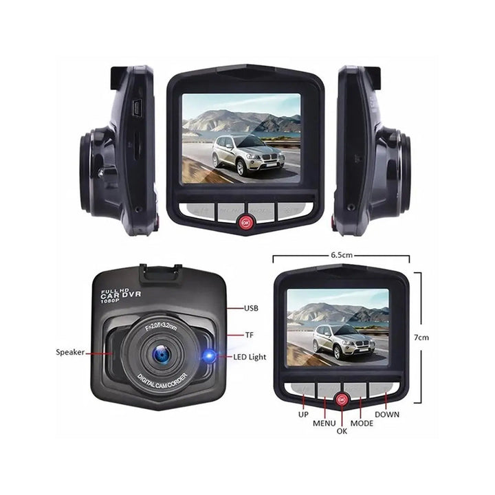 1080P Car Dash Camera with Super Night Vision Built-in G-Sensor