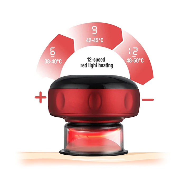 Cupping therapy device with modern technology with 3 adjustable positions and LCD screen