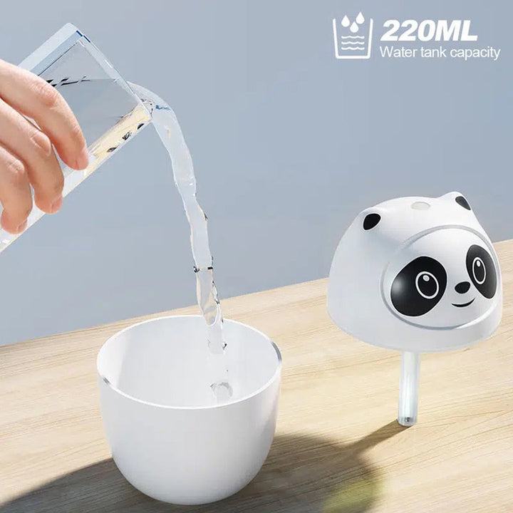 Mini Panda Portable USB Air Humidifier and Air Freshener 220ml Ultrasonic Air Purifier