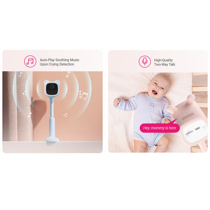 EZVIZ BM1 Battery-Powered Baby Monitor 1080p FHD with Clear Night Vision