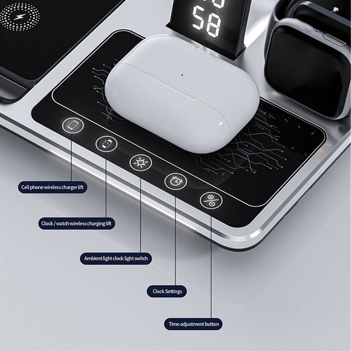 R11 Wireless Charging Station 4 in 1 wireless charger and holder