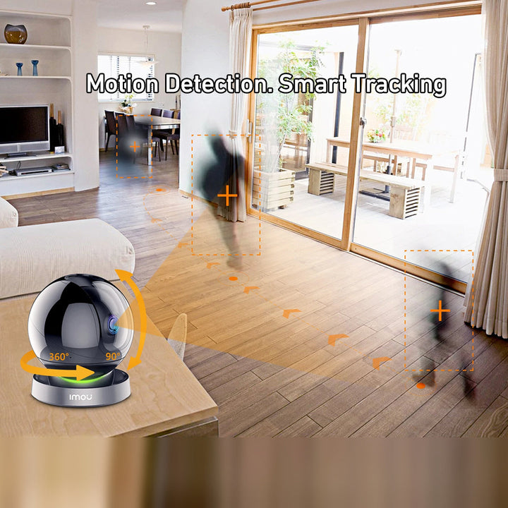 Imou Camera Rex 2MP Wi-Fi Pan & Tilt for 360° Coverage Night Vision With Smart Tracking