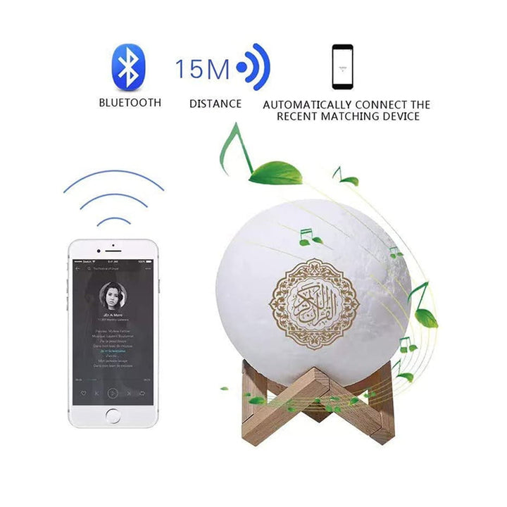 Moon Lamp Quran Speaker with remote control, SQ-510P