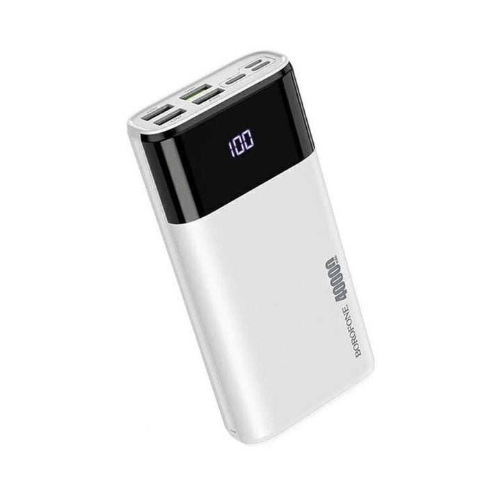 Borofone BT01 40000 mAh Power Bank with 4 USB outputs and LED Screen