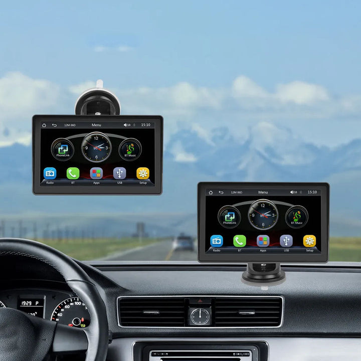 Apple CarPlay & Android Auto Portable Wireless Car Media Player