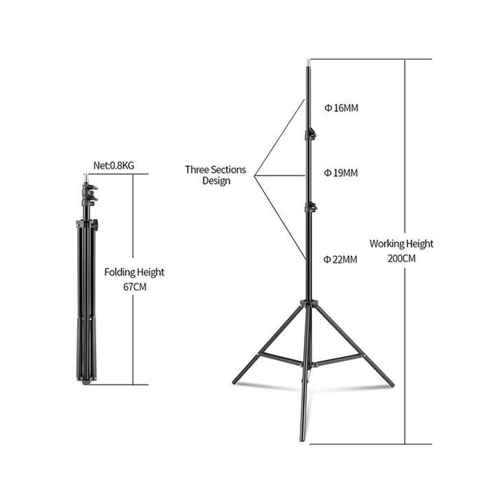 Photography 50x70CM Lighting Four Lamp Softbox Kit