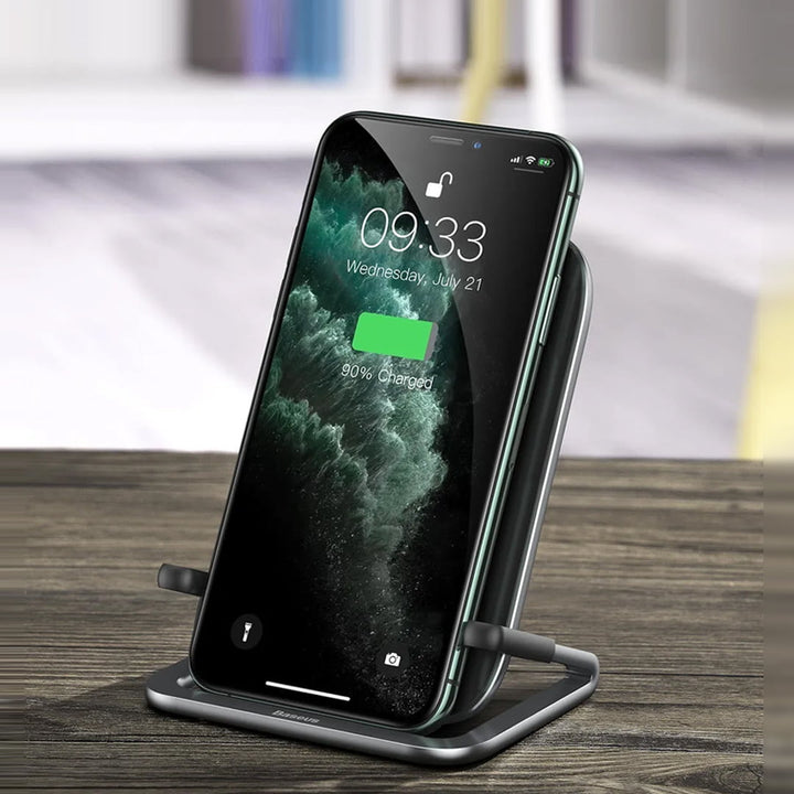 Baseus 15W Rib Horizontal and Vertical Holder Wireless Charger