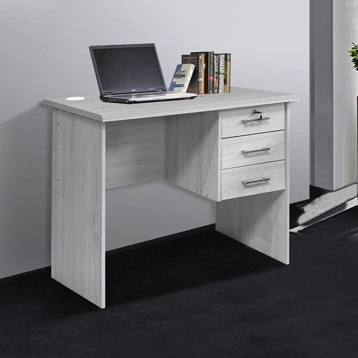 Malaysian Stylish Wooden Desk with 3 Drawers (Delivery and Installation included) 