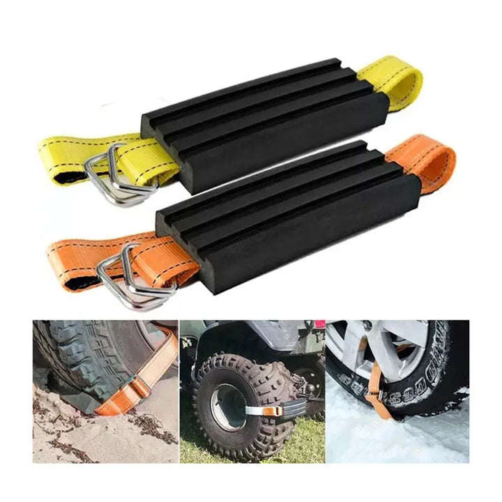 Anti-slip off-Road Vehicle Reinforcement Traction Plates