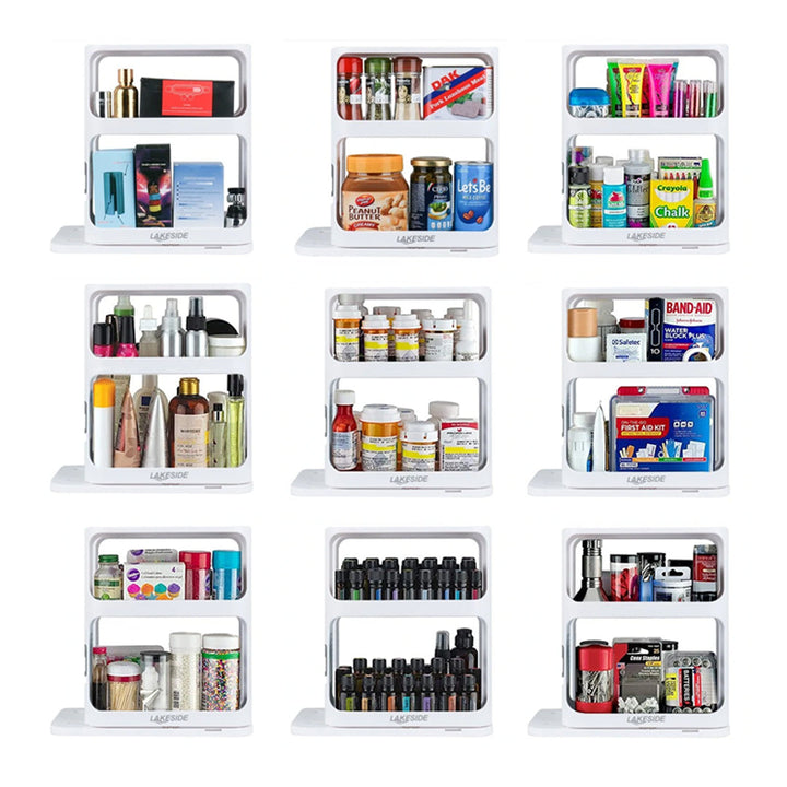 Modular Rotating Spice Rack Organizer