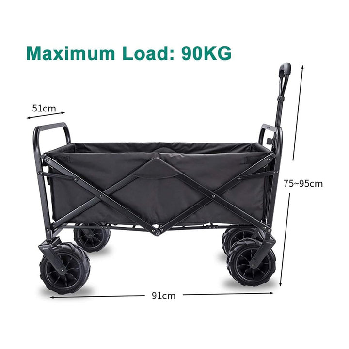 Trolley Foldable Cart Heavy Duty Trolley Pull Wagon Truck