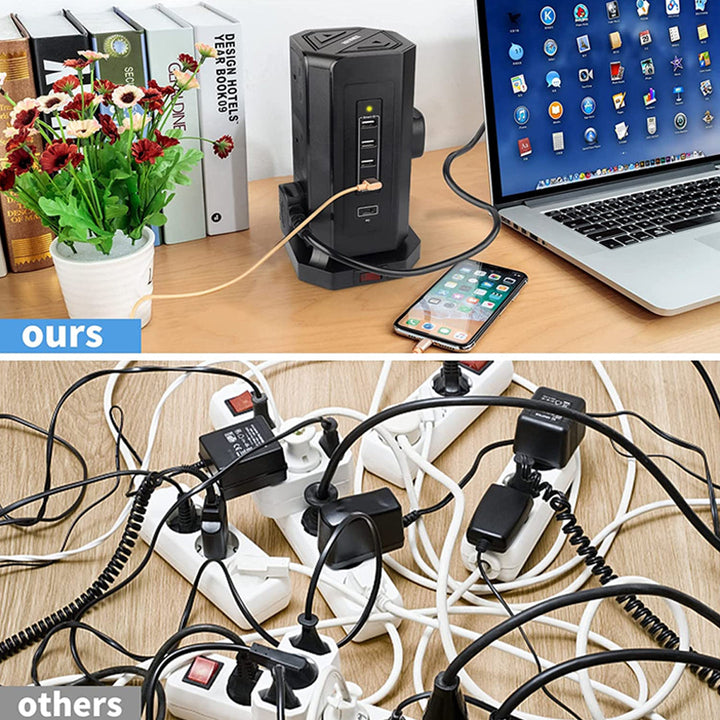 TP-VD5U9K power strip with USB ports power socket with (4usb + 1PD) socket