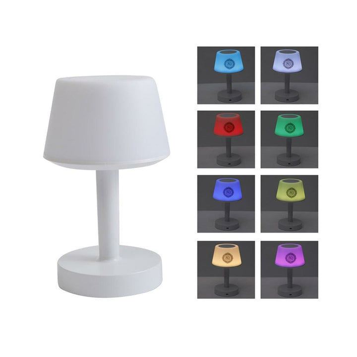 Desk Lamp Qur'an Speaker/Azan Clock/Bluetooth, 7 Colors LED Touch Table Lamp