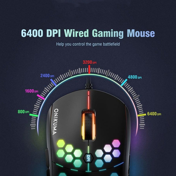 ONIKUMA CW903 Wired Gaming Mouse