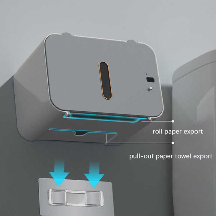 Wall-Mounted Tissue Holder with Removable Inner Box and USB Charging Port Waterproof