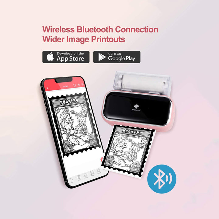 Phomemo M03 Portable Printer Photo Printer Wireless Mobile Printer