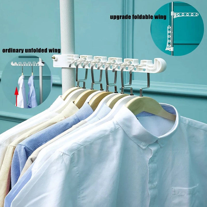 1.1 - 3.1m Adjustable Clothes Hanger Laundry Rack and Organizer for clothes storage