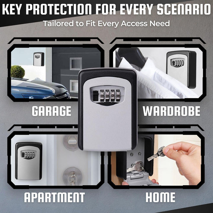 Key Case With Security Lock Holds Up To 5 Keys