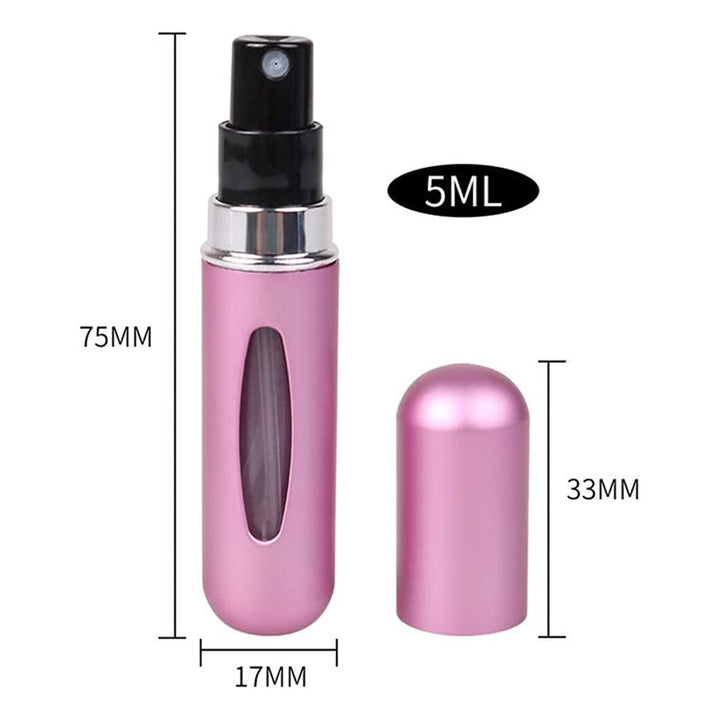 5ml Refillable Mini Perfume Spray Bottle Aluminum Spray Atomizer