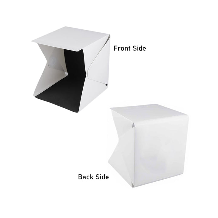 Portable Mini Photo Studio Box 30x30 Photography Backdrop built-in Light Photo Box