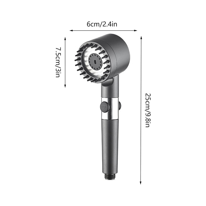 Multi-Purpose Shower Head with 4 Adjustment Modes With Built-in Filter