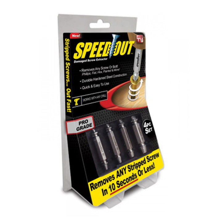 SpeedOut Damaged Screw Extractor & Bolt Extractor Set