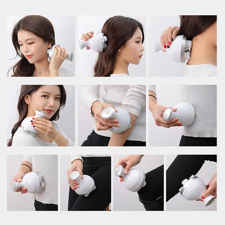 Electric Head Massage health care antistress relax body massage deep tissue Wireless Scalp Massager