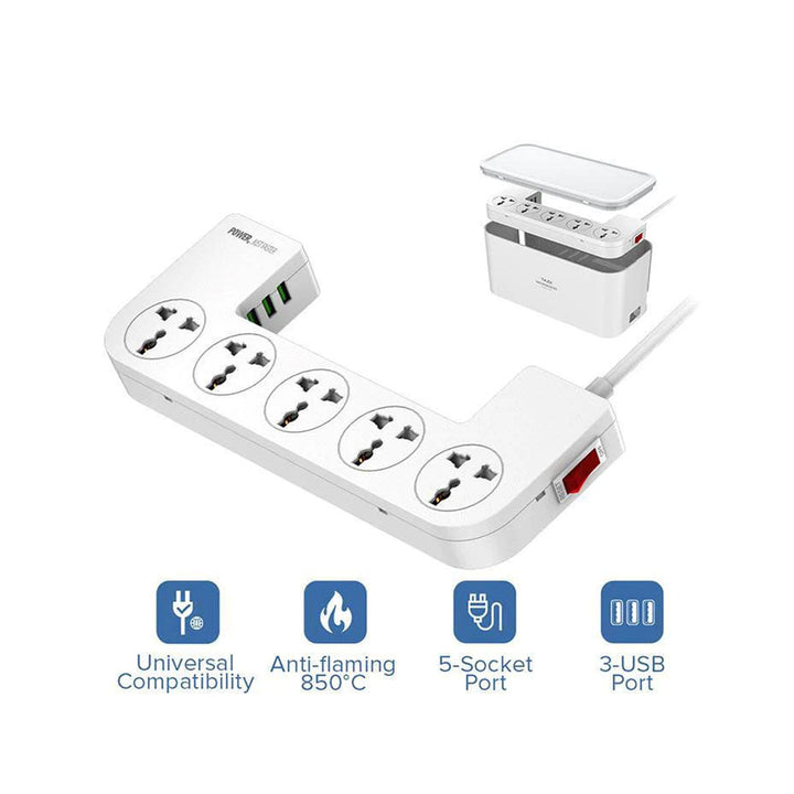 BoxPro 2500W 3-in-1 power strip