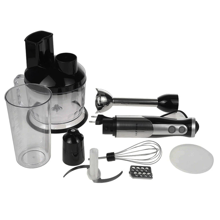 SOKANY 8-in-1 Stainless Steel Sauces Electric Hand Mixer Whisk Meat Grinder Egg Smoothie Paste Blender Eggbeater