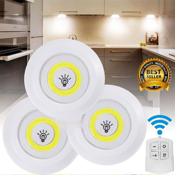 3 Led Light Set With Wireless Remote Control