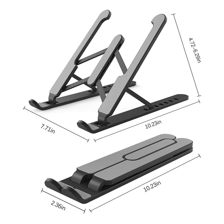 Portable Laptop Stand Foldable Adjustable Support Base Non-slip Notebook Holder