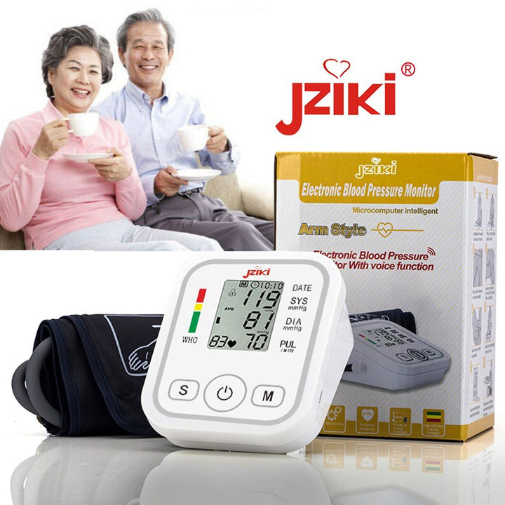 JZIKI Electronic Digital Automatic Arm Blood Pressure Monitor