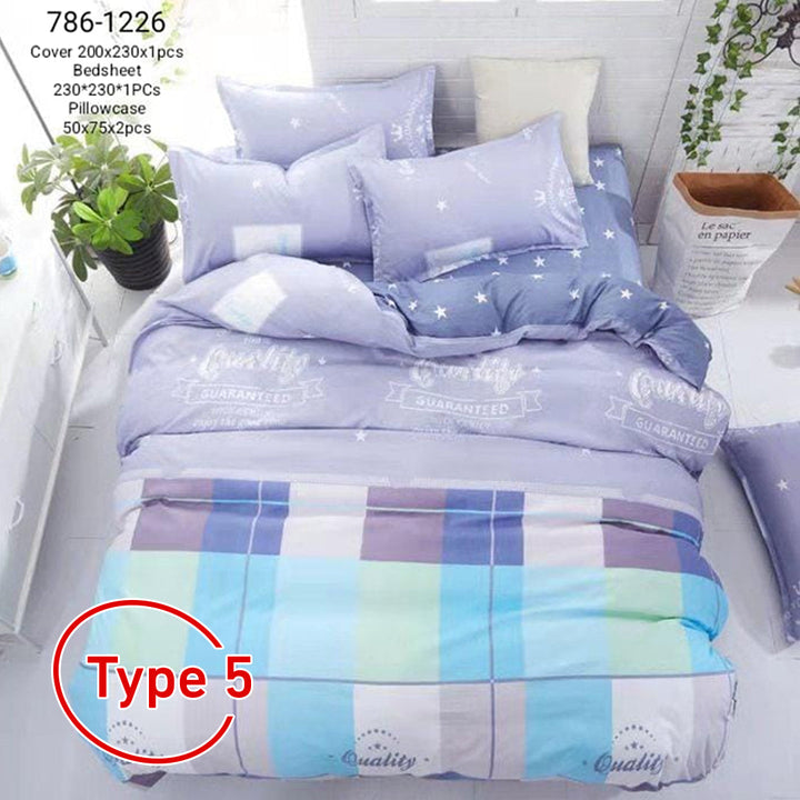 Bedding Set with 4 * 1 Comforter Modern and Elegant Design