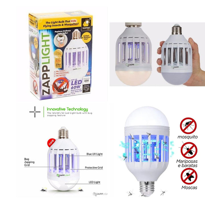 Mosquito Killer Lamp, Bug Zapper Light Bulb, Electronic Insect Killer