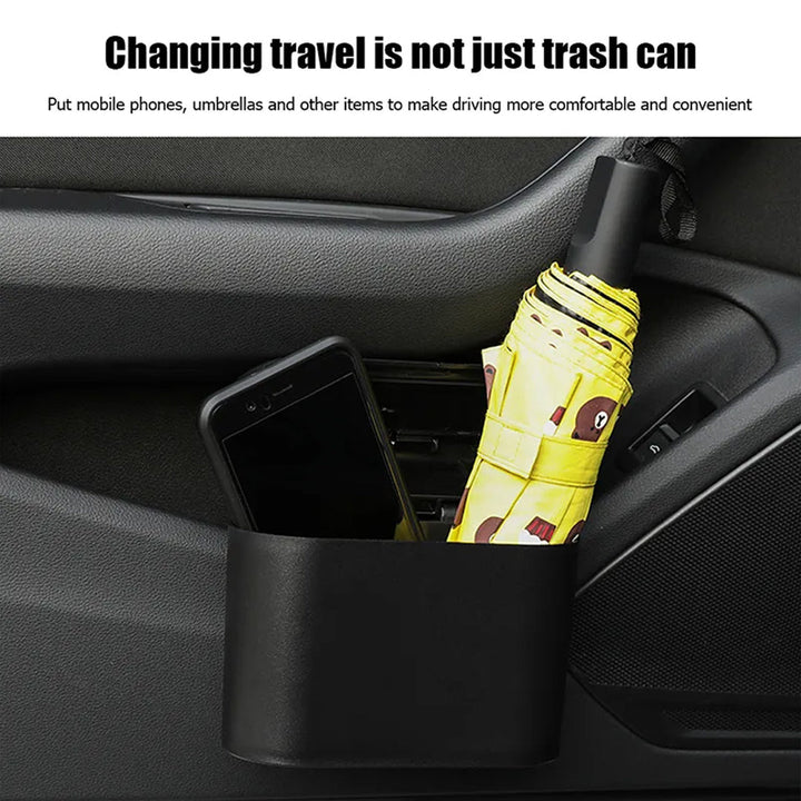 High quality Plastic Portable Car Trash Can is Multi-Use, Leak-Proof, and Space-Saving