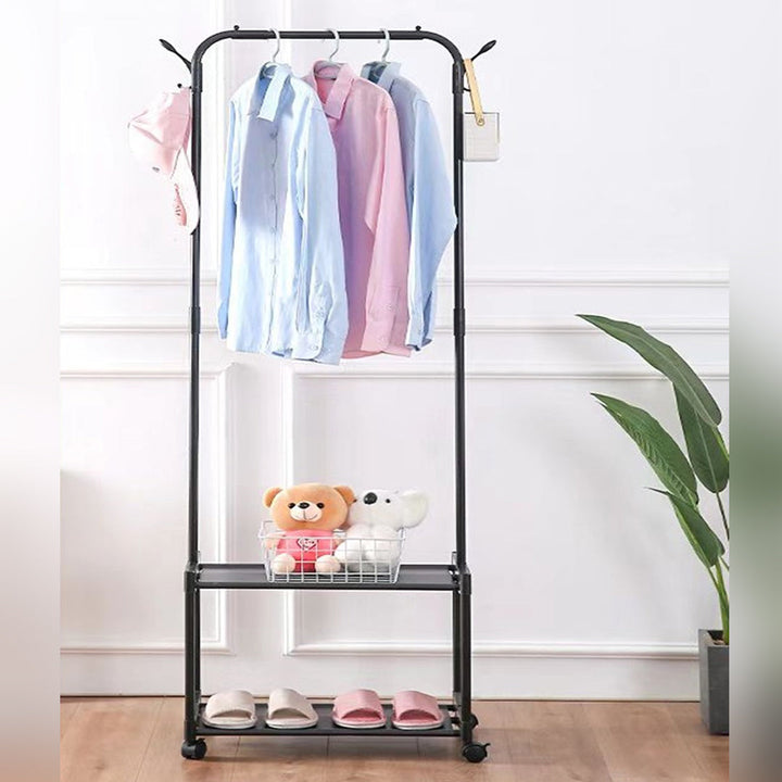 Clothes Organizer Stand with Shoe Rack - dealatcity store	
