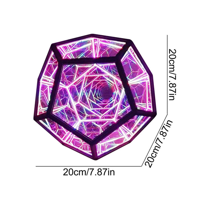 Infinite Dodecahedron Night night Art Light Exquisite Ornaments USB Charging Decorative Lamp