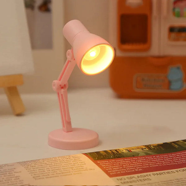 Foldable and Adjustable Mini LED Desk Lamp with Sturdy Base