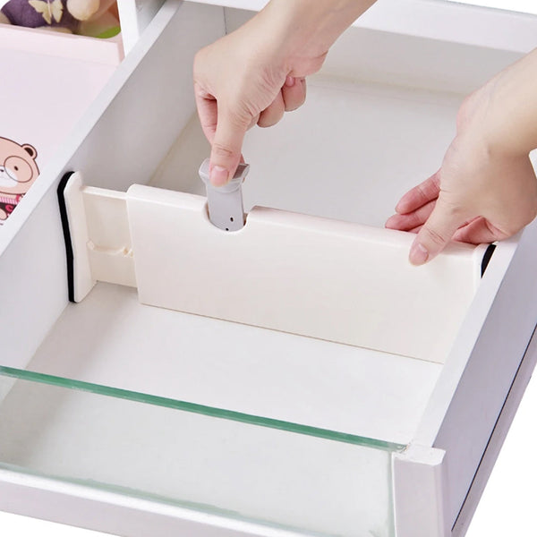 Adjustable and Expandable Drawer Divider for Drawers and Cabinets