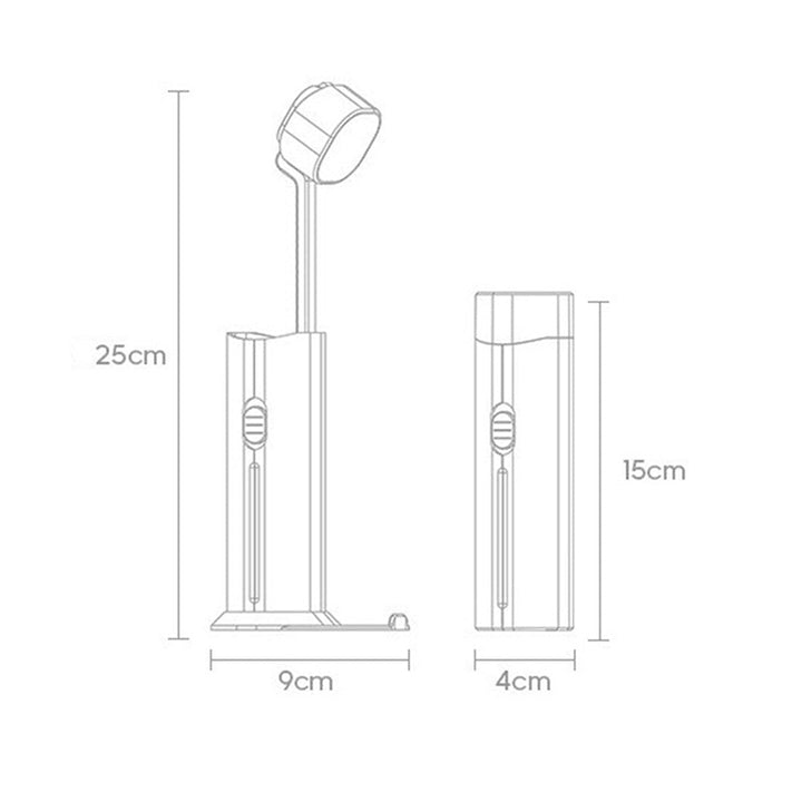 2 in 1 Rechargeable LED Technology Power Bank and Desktop Flashlight 3 Lighting Modes